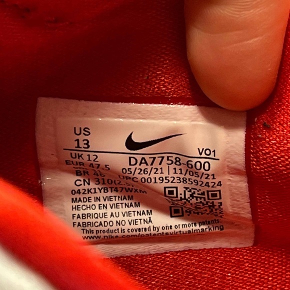 Nike PG 5 University Red - Picture 7 of 11